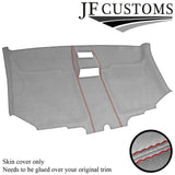 RED STITCH L GREY SUEDE FRONT ROOF HEADLINING COVER FITS VW T5 TRANSPORTER VAN