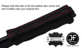RED STITCHING HANDBRAKE HANDLE LEATHER COVER FITS RENAULT 9 R11 CUSTOM NEW