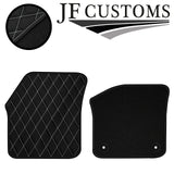 WHITE  DIAMOND STITCH VINYL 4X TAILORED FLOOR CARPET FOR SEAT MII 11-21 JF1