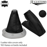 FITS MG MGF MGTF BLACK  LEATHER GEAR & HANDBRAKE  99+ CUSTOM NEW MADE IN UK