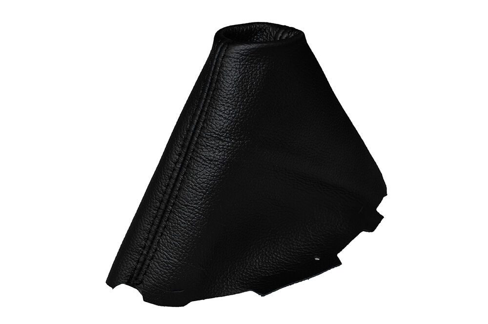 BLACK STITCH FITS MAZDA 2  2003-2007 DEMIO  LEATHER GEAR GAITER SHIFT BOOT