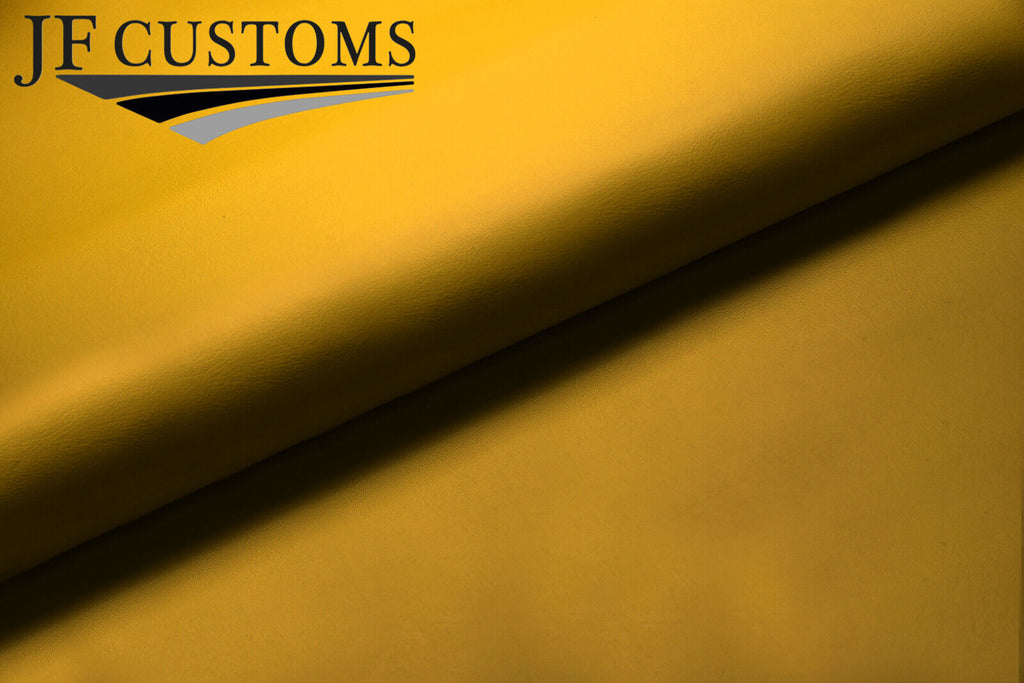 YELLOW AUTOMOTIVE GRADE VINYL 50cm x 75cm QUALITY CRAFTS PREMIUM FABRIC