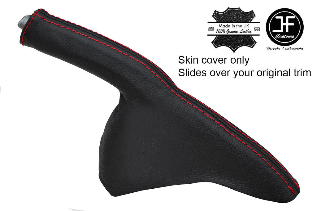 RED STITCH TOP GRAIN LEATHER HANDBRAKE GAITER FITS HONDA CIVIC TYPE R S 06-11