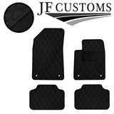 D GREY DIAMOND STITCH VINYL 4X TAILORED FLOOR CARPETS FOR CITROEN C6 05-12 JF1