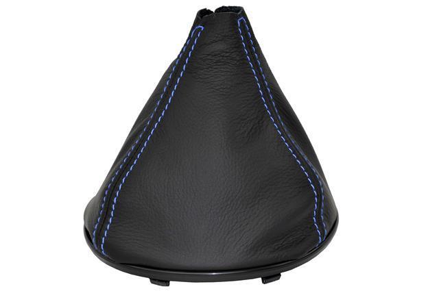 FITS PEUGEOT PARTNER 2008-2012 blue stitching  GEAR GAITER LEATHER CUSTOM NEW