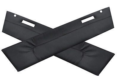 black stitching FITS TOYOTA SUPRA 86-93 MK3 MKIII 2X FRONT DOOR PANELTRIM COVERS