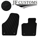 BLACK DIAMOND VINYL 4X TAILORED FLOOR CARPET FOR SEAT ALHAMBRA MK2 10-20 JF1
