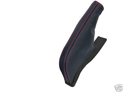FITS HONDA CIVIC INTEGRA HANDBRAKE GAITER RED STIT LEATHER CUSTOM NEW MADE IN UK