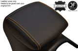 ORANGE STITCHING ARMREST LID LEATHER COVER FITS NAVARA NP300 D23 2015-2017