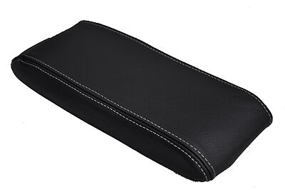 FITS MITSUBISHI EVO 1 2 3 ARMREST LID COVER white stitch CUSTOM NEW MADE IN UK