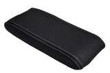 FITS MITSUBISHI EVO 1 2 3 ARMREST LID COVER white stitch CUSTOM NEW MADE IN UK