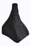 FITS FIAT STILO GEAR STICK COVER GAITER BLACK LEATHER NEW CUSTOM NEW MADE IN UK