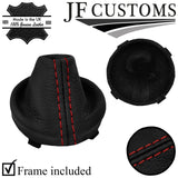 D RED  STITCH LEATHER SMG AUTOMATIC GEAR +  SURROUND TRIMS FOR BMW E46 99-05