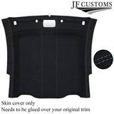 LIGHT BLUE STITCH LUXE SUEDE HEADLINER COVER FOR FORD MUSTANG 2015+ CUSTOM NEW