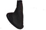 92-98 FITS DODGE VIPER LEATHER E BRAKE BOOT RED STITCH CUSTOM NEW MADE IN UK