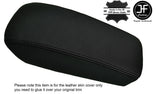 BLACK STITCHING ARMREST LID LEATHER COVER FITS AUDI TT 2015-2017 CUSTOM NEW