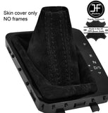 BLACK STITCHING REAL SUEDE DSG AUTOMATIC GEAR GAITER FITS VW ARTEON 2017-2019