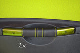 FITS CITROEN C2  2X DOOR HANDLE COVERS yellow st CUSTOM NEW MADE IN UK