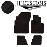 ORANGE DIAMOND VINYL 4X TAILORED FLOOR CARPETS FOR BENTLEY CONTINENTAL 05-11 JF1