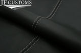 GREY STITCH ITALIAN LEATHER HANDBRAKE COVER FITS VAUXHALL OPEL CORSA F 19-22