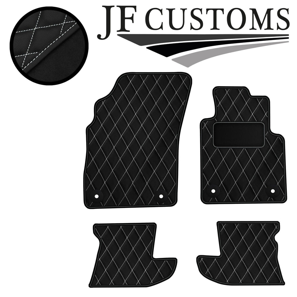 WHITE DIAMOND VINYL 4X TAILORED FLOOR CARPETS FOR BENTLEY CONTINENTAL 11-18 JF1
