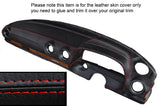 RED STITCH DASH DASHBOARD LEATHER SKIN COVER FITS MERCEDES W123 1978-1985