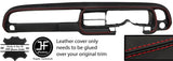 RED STITCHING DASH DASHBOARD LEATHER COVER FITS FORD CONSUL GRANADA MK1