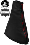 RED STITCHING REAL LEATHER MANUAL GEAR GAITER FITS RENAULT CLIO 2001-2004