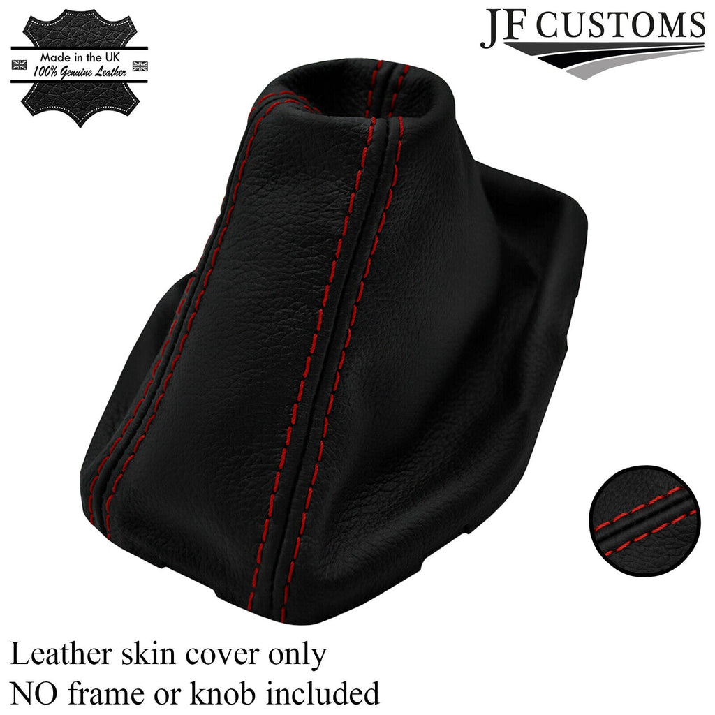 DARK RED STITCH LEATHER MANUAL GEAR FITS CHEVROLET CAMARO 16-19 CUSTOM NEW