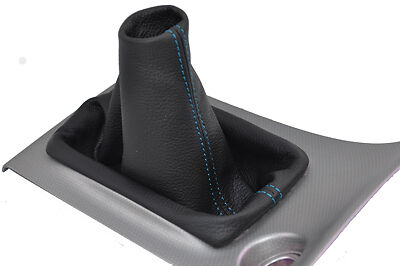 blue stitch FITS TOYOTA COROLLA 2ZZ-GE T-SPORT LEATHER GEAR GAITER CUSTOM NEW