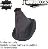 FITS VW GOLF 4 BORA LEATHER GEAR  GATOR GAITOR GAITER RED STITCHING CUSTOM NEW