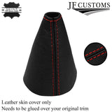 RED STITCH LEATHER GAITER SET+FRAME+CONSOLE TUNNEL COVERS FOR VAUXHALL VX220