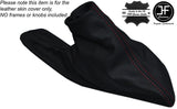 RED STITCHING LEATHER HANDBRAKE GAITER COVER FITS ROVER 75 MG ZT ZT-T 99-05