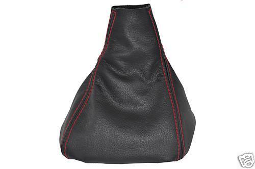 FITS MERCEDES VITO VAN 96-03 LEATHER GEAR GAITER RED ST CUSTOM NEW MADE IN UK