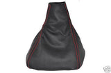 FITS MERCEDES VITO VAN 96-03 LEATHER GEAR GAITER RED ST CUSTOM NEW MADE IN UK