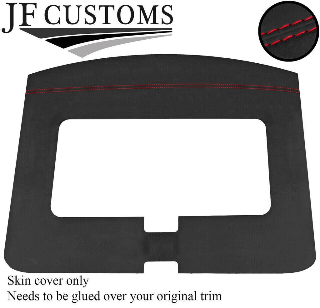 RED STITCH ROOF HEADLINING DARK GREY LUXE COVER FOR TOYOTA MR2 MK1 84-90 JF1