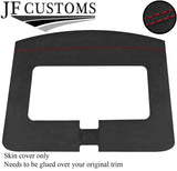 RED STITCH ROOF HEADLINING DARK GREY LUXE COVER FOR TOYOTA MR2 MK1 84-90 JF1