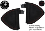 RED STITCH 2X END DASH SIDE TRIM SUEDE COVER FOR SMART FORTWO 451 2007-2014