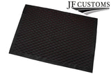 D RED DIAMOND STITCH QUILTED VINYL  PADDED PANEL LUXURY PREMIUM 125CM X 85CM