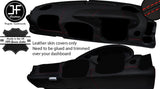 RED STITCH DASH DASHBOARD REAL LEATHER COVER FITS PORSCHE 986 BOXSTER 03-04
