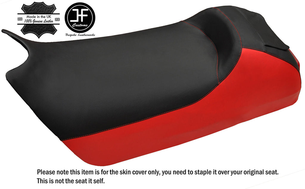 BLACK & RED CUSTOM FITS SKI DOO ZX MXZ 600 800 700 99-04 VINYL SEAT COVER