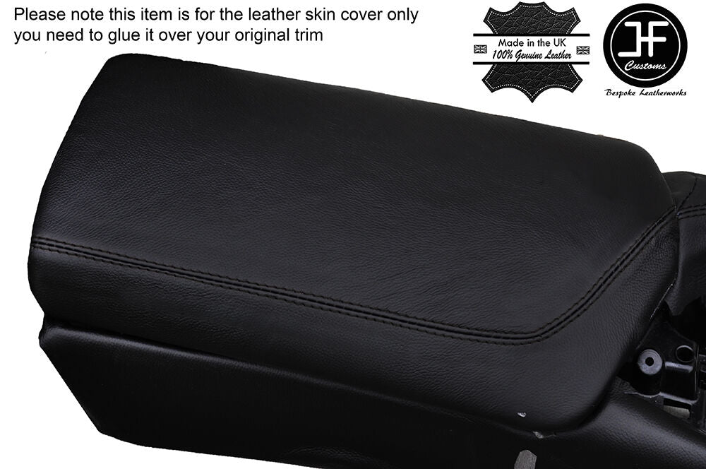 BLACK STITCHING LEATHER ARMREST COVER FITS BMW Z4 E89 2009-2016 CUSTOM NEW