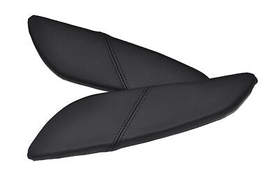 FITS BMW Z4 E85 E86 2X LEATHER KNEE PADS COVERS black st CUSTOM NEW MADE IN UK