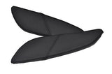 FITS BMW Z4 E85 E86 2X LEATHER KNEE PADS COVERS black st CUSTOM NEW MADE IN UK