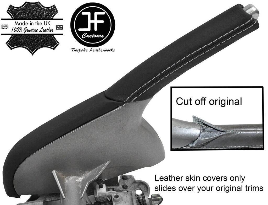 GREY STITCH HANDBRAKE HANDLE&TRIM NAPPA LEATHER COVERS FOR PORSCHE CARRERA 997
