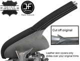 GREY STITCH HANDBRAKE HANDLE&TRIM NAPPA LEATHER COVERS FOR PORSCHE CARRERA 997