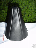 FITS FIAT 124 SPIDER 2000 BLACK REAL LEATHER SHIFT BOOT CUSTOM NEW MADE IN UK