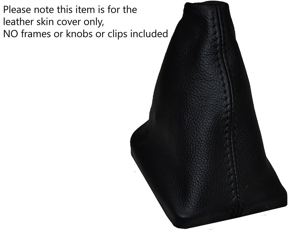 BLACK STITCHING LEATHER AUTO AUTOMATIC GEAR GAITER FITS KIA OPTIMA 2012-2015