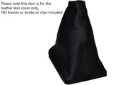 BLACK STITCHING LEATHER AUTO AUTOMATIC GEAR GAITER FITS KIA OPTIMA 2012-2015