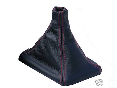 FITS MITSUBISHI COLT GEAR SHIFT STICK LEATHER RED ST 98-03 CUSTOM NEW MADE IN UK